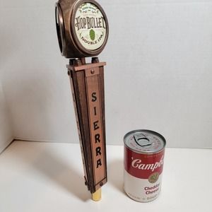 Sierra Nevada Hop Bullet Beer Tap Handle Pull Wood Copper 3 Side Interchangeable
